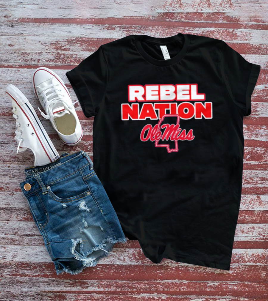 Rebel Nation Ole Miss Mississippi T-Shirt