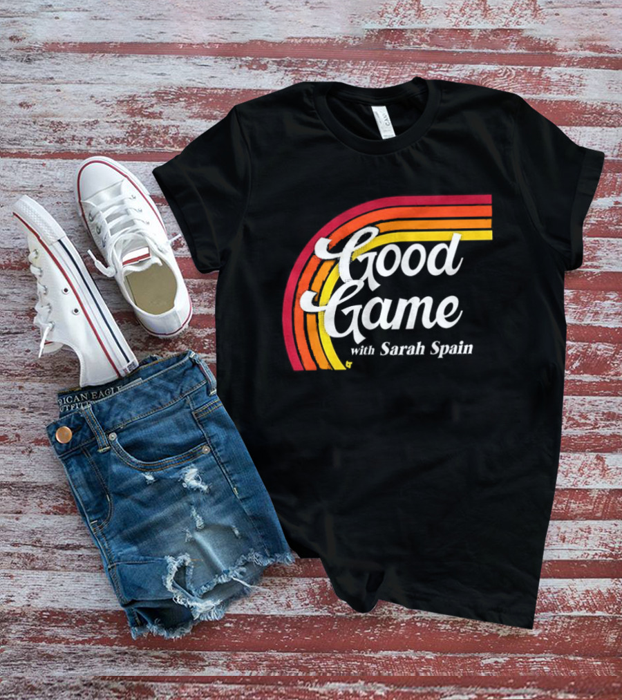 Good Game With Sarah Spain Vintage Rainbow T-Shirt
