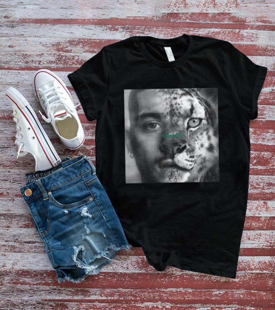 Zayn Konnakol Half Human Half Leopard Face T-Shirt