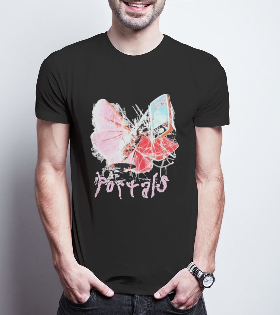 Melanie Martinez Portals Spiderweb Butterfly Phone T-Shirt