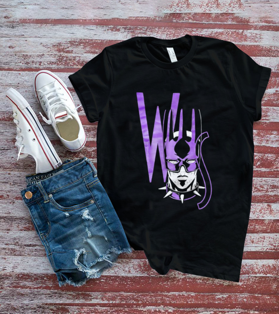 WS Whitesnake JoJo Bizarre Adventure Purple Anime Stand T-Shirt