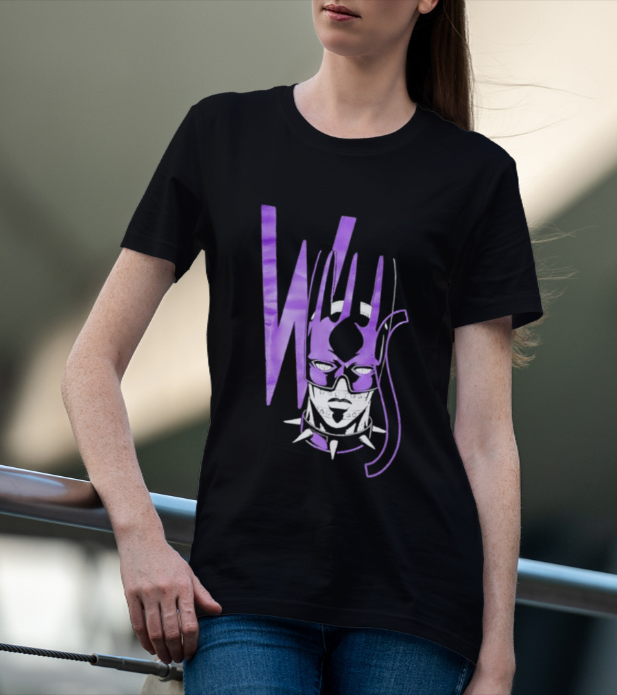 WS Whitesnake JoJo Bizarre Adventure Purple Anime Stand T-Shirt