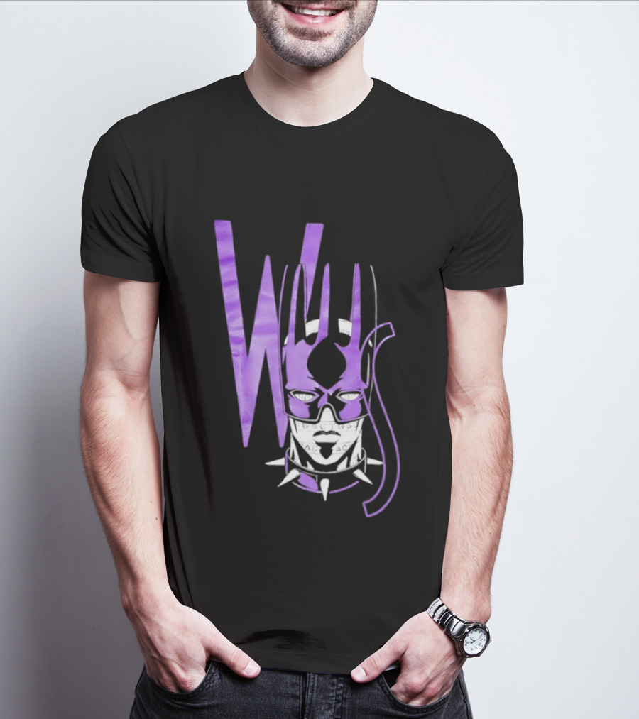 WS Whitesnake JoJo Bizarre Adventure Purple Anime Stand T-Shirt