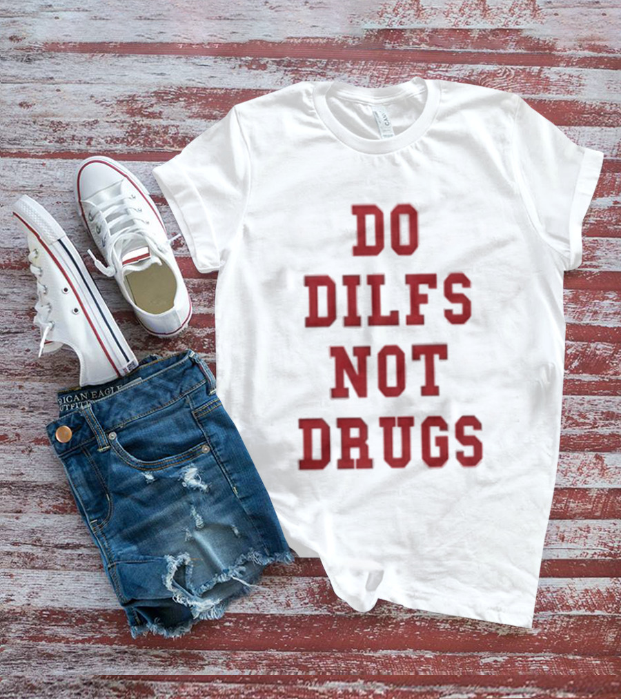 Lane Kiffin Do Dilfs Not Drugs Bold Red T-Shirt