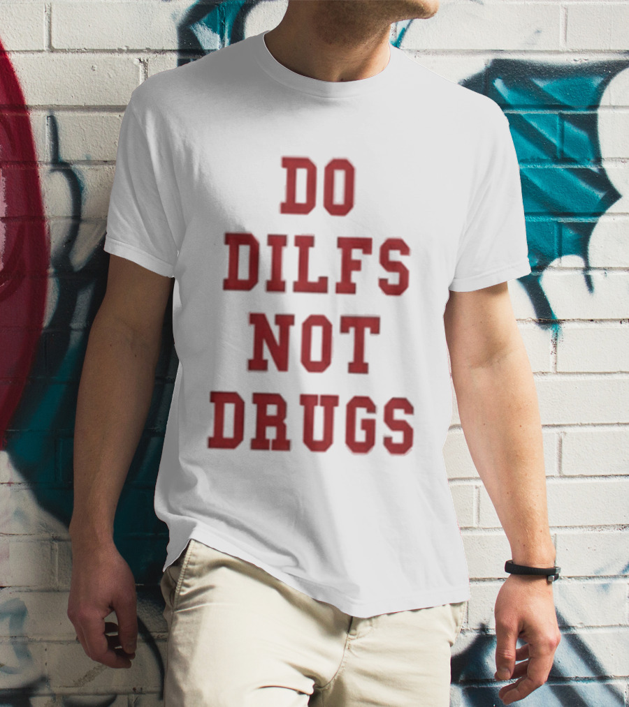 Lane Kiffin Do Dilfs Not Drugs Bold Red T-Shirt