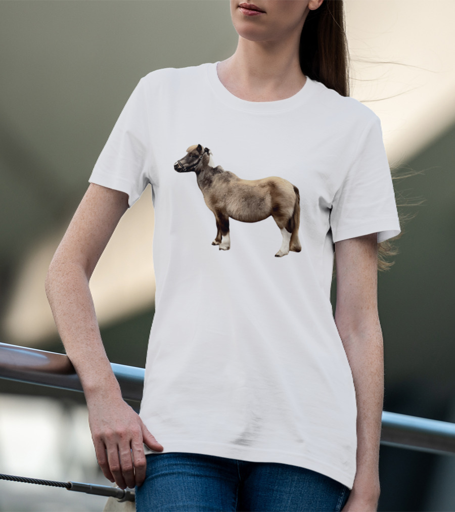 Doug Shetland Pony And Horse Hybrid Image T-Shirt