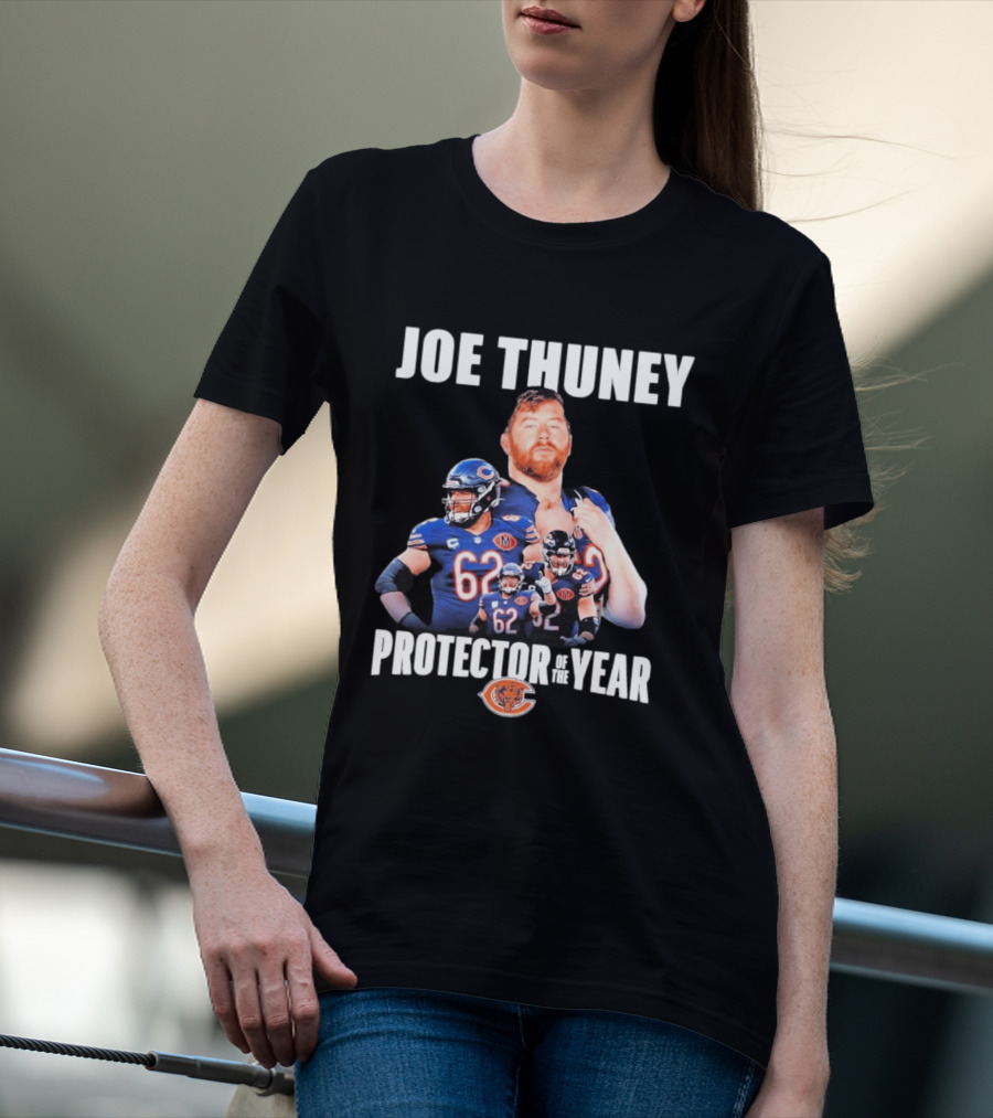 Joe Thuney Chicago Bears Protector Of The Year 62 T-Shirt