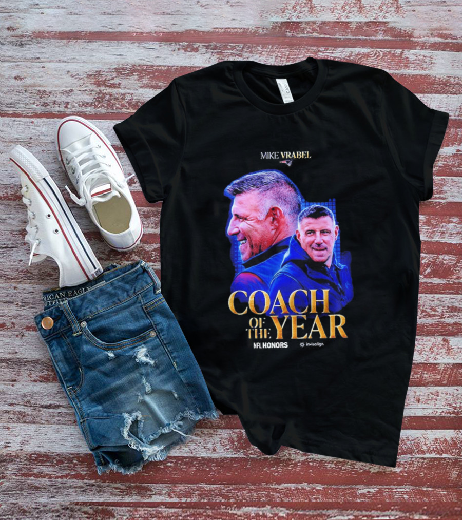 Congrats Mike Vrabel NFL Coach Of The Year 2026 T-Shirt