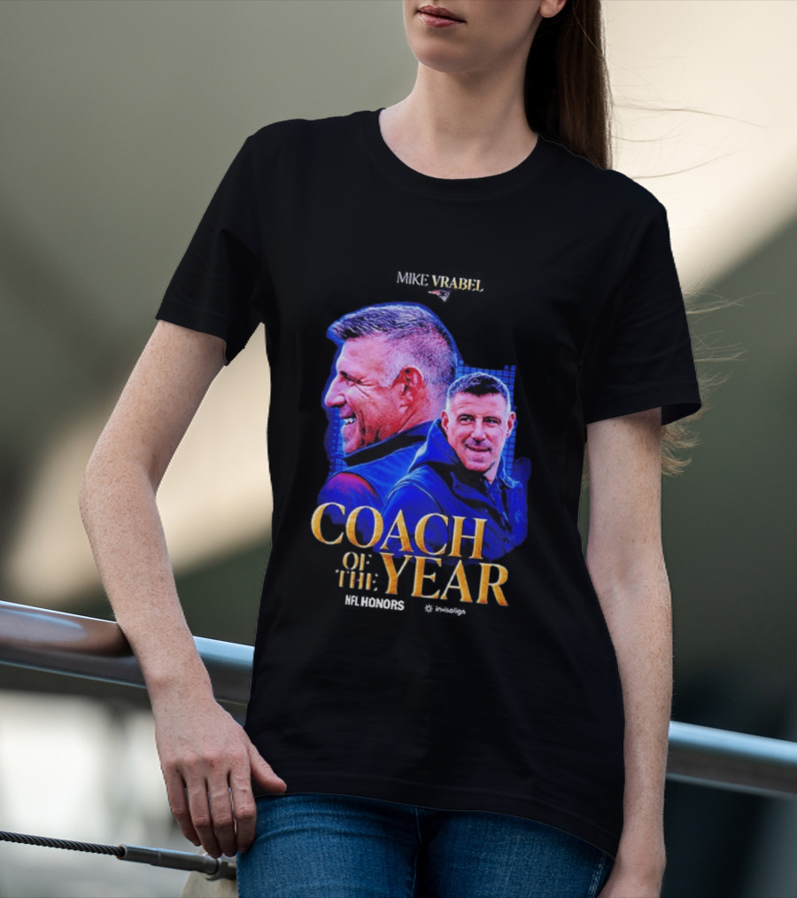 Congrats Mike Vrabel NFL Coach Of The Year 2026 T-Shirt