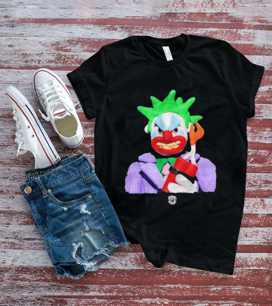 SPOOKY X VAMEEE Joker Clown Holding Dynamite T-Shirt
