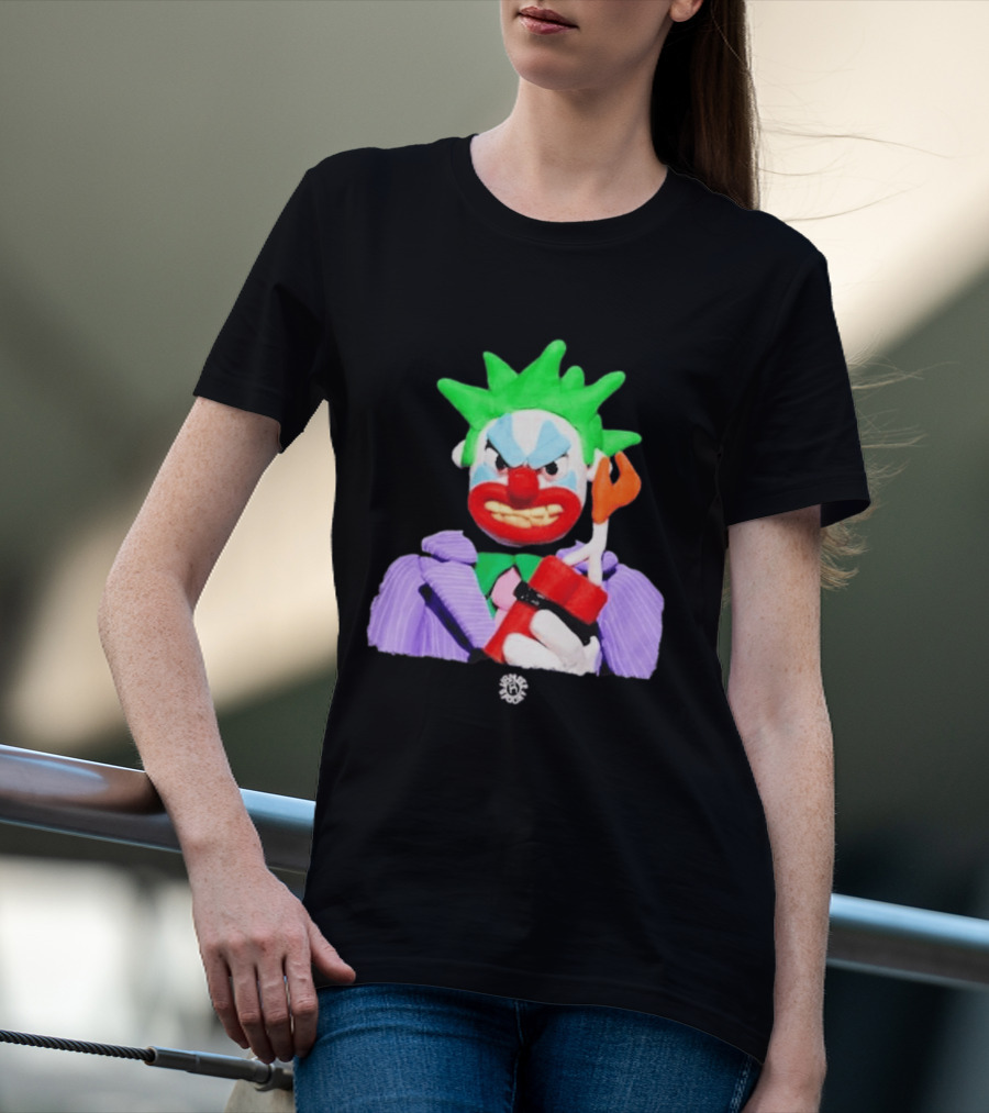 SPOOKY X VAMEEE Joker Clown Holding Dynamite T-Shirt