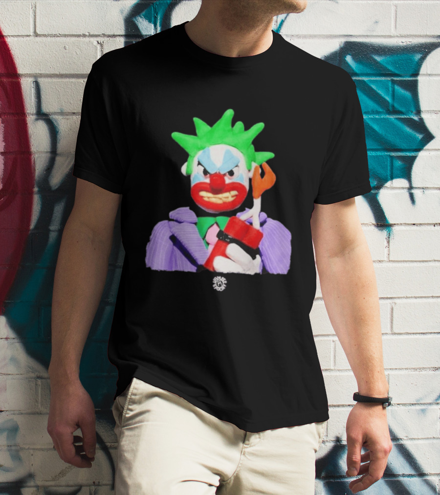SPOOKY X VAMEEE Joker Clown Holding Dynamite T-Shirt