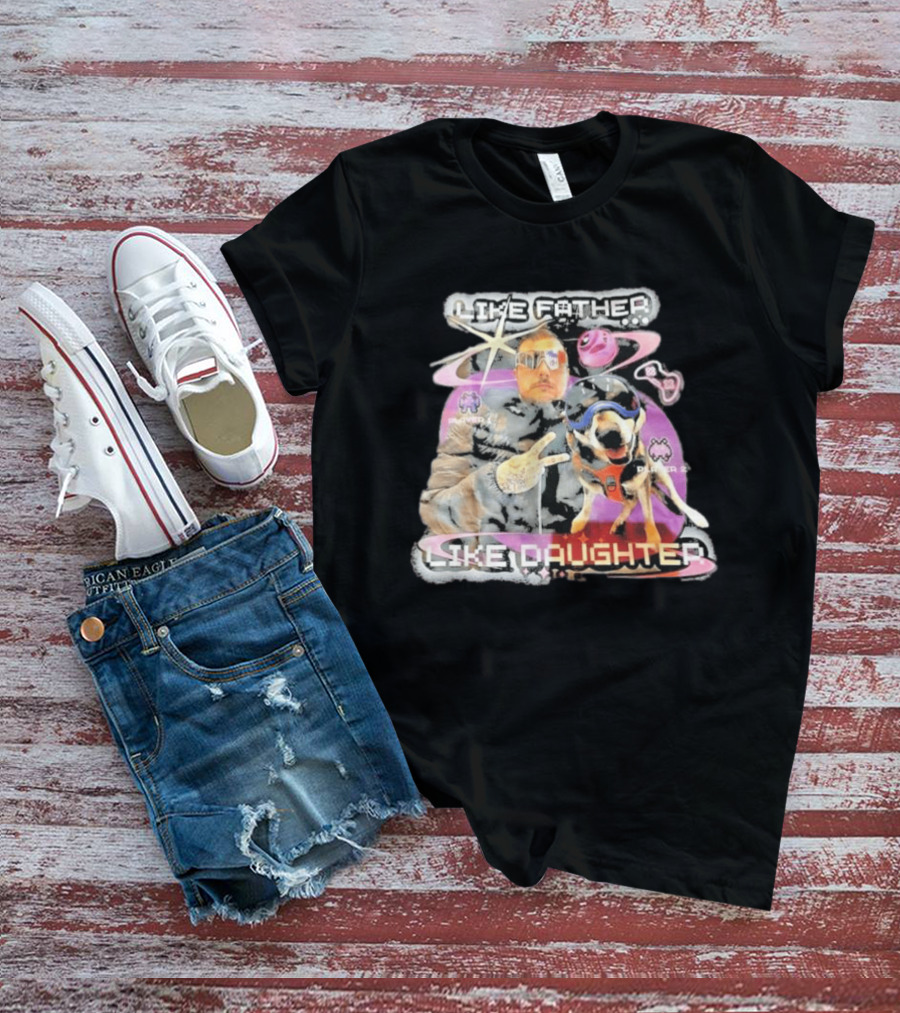 Frank Iero Like Father Like Daughter Player Two Space Adventure T-Shirt