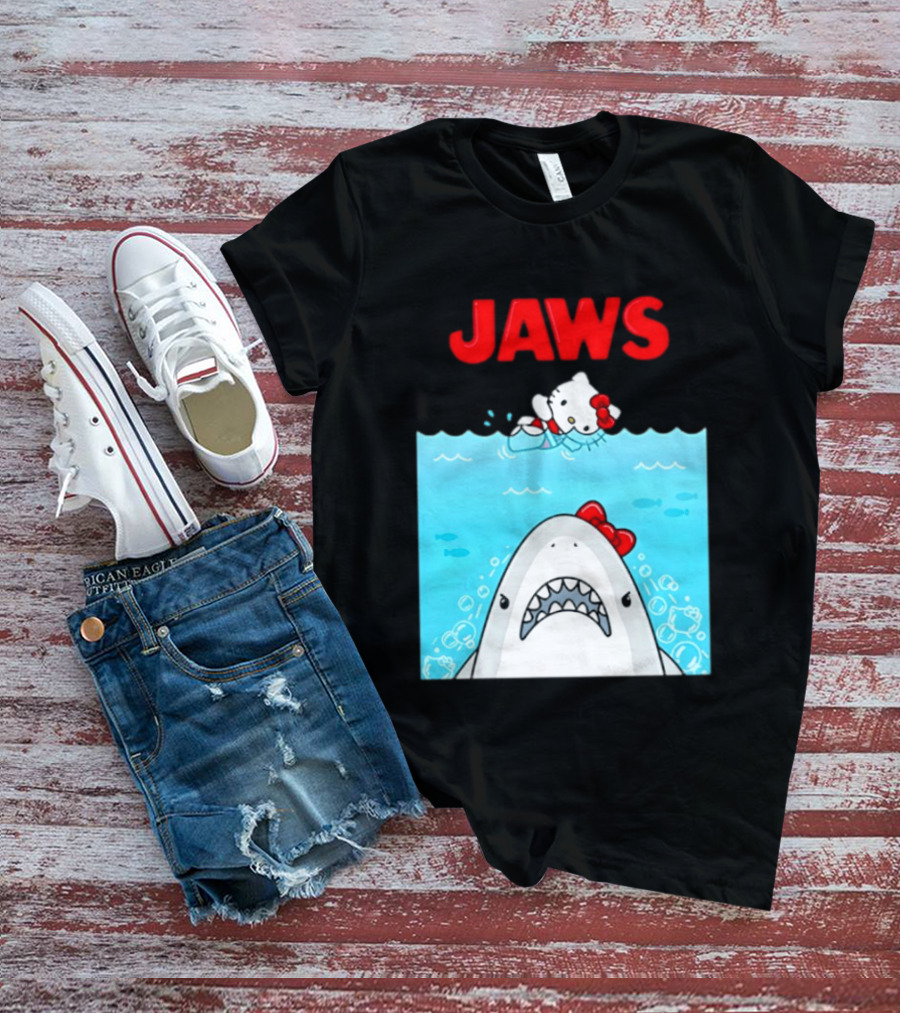 Hello Kitty Jaws Universal Studios Collaboration T-Shirt