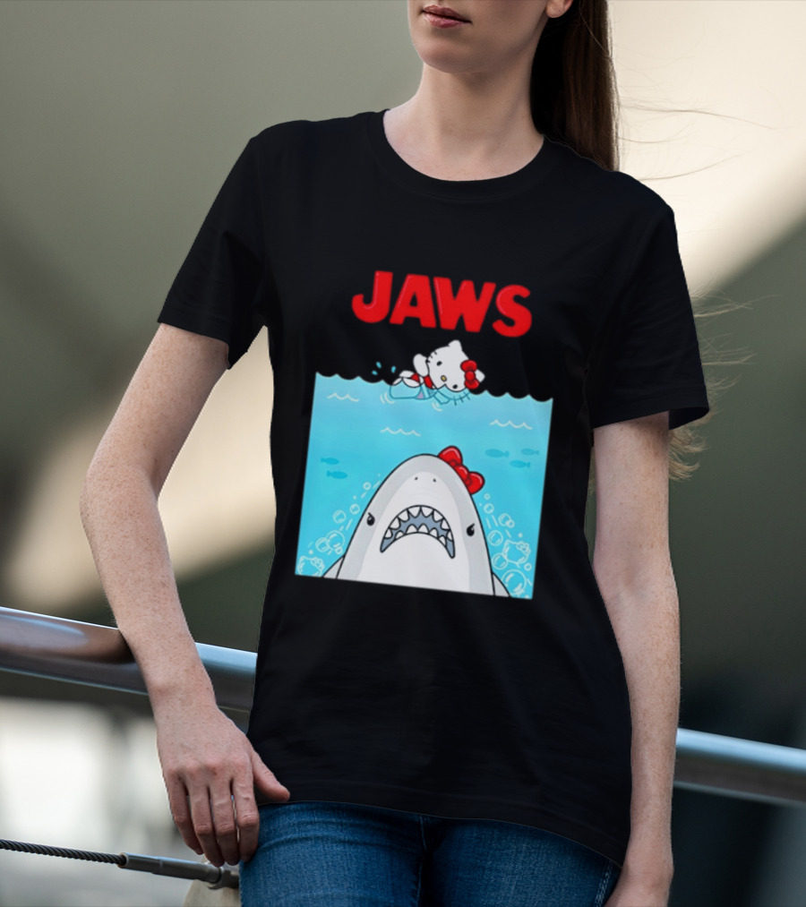Hello Kitty Jaws Universal Studios Collaboration T-Shirt