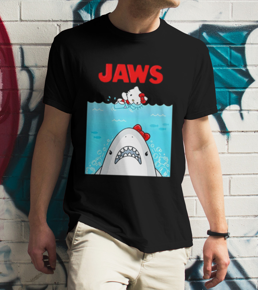 Hello Kitty Jaws Universal Studios Collaboration T-Shirt