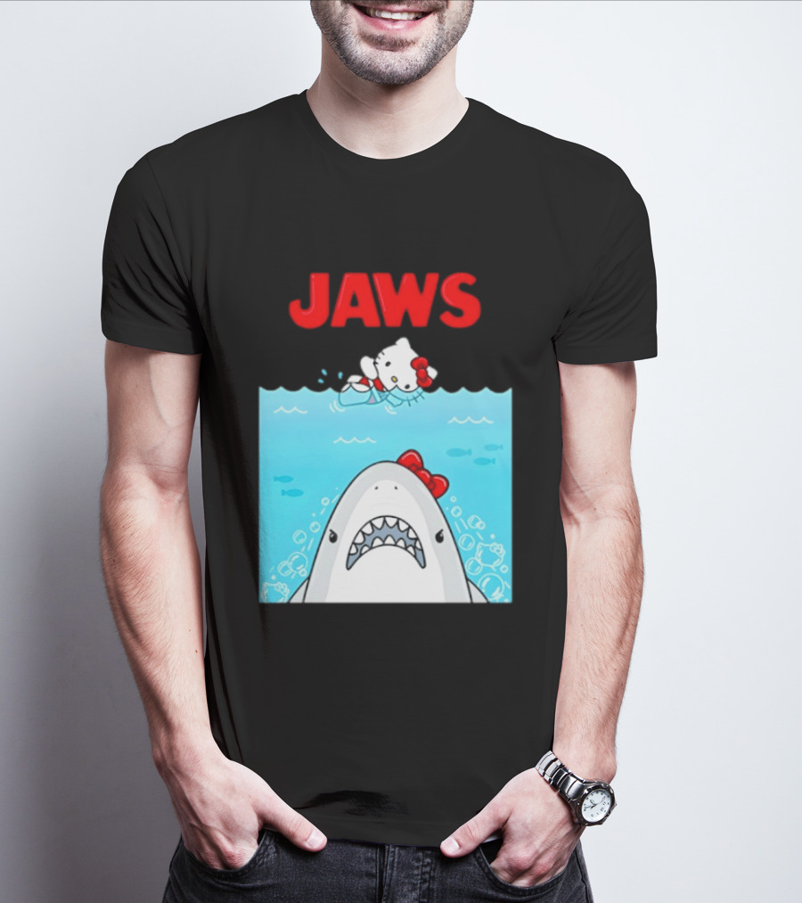 Hello Kitty Jaws Universal Studios Collaboration T-Shirt