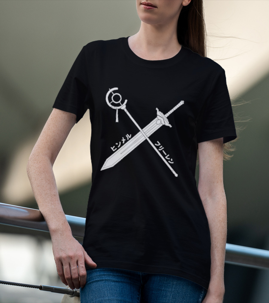 Himmel Frieren Sword Staff Japanese T-Shirt