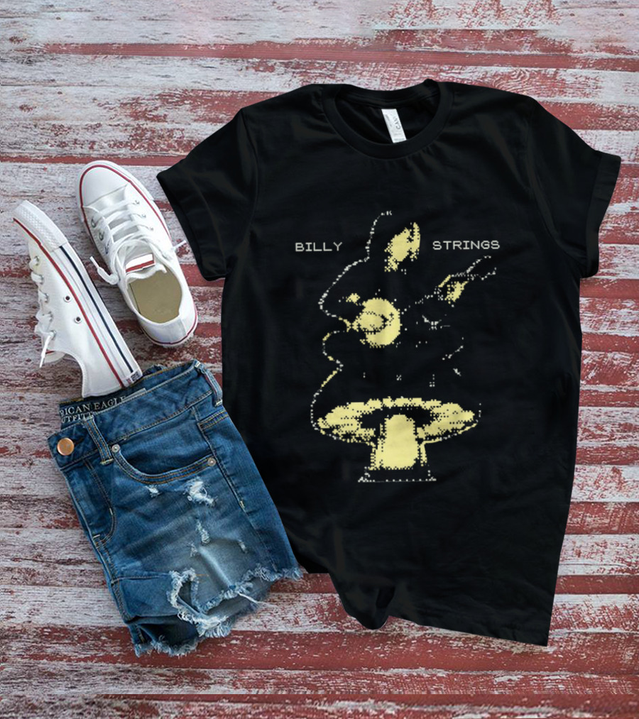 Billy Strings Winter 2026 Tour Banjo Rabbit Mushroom T-Shirt