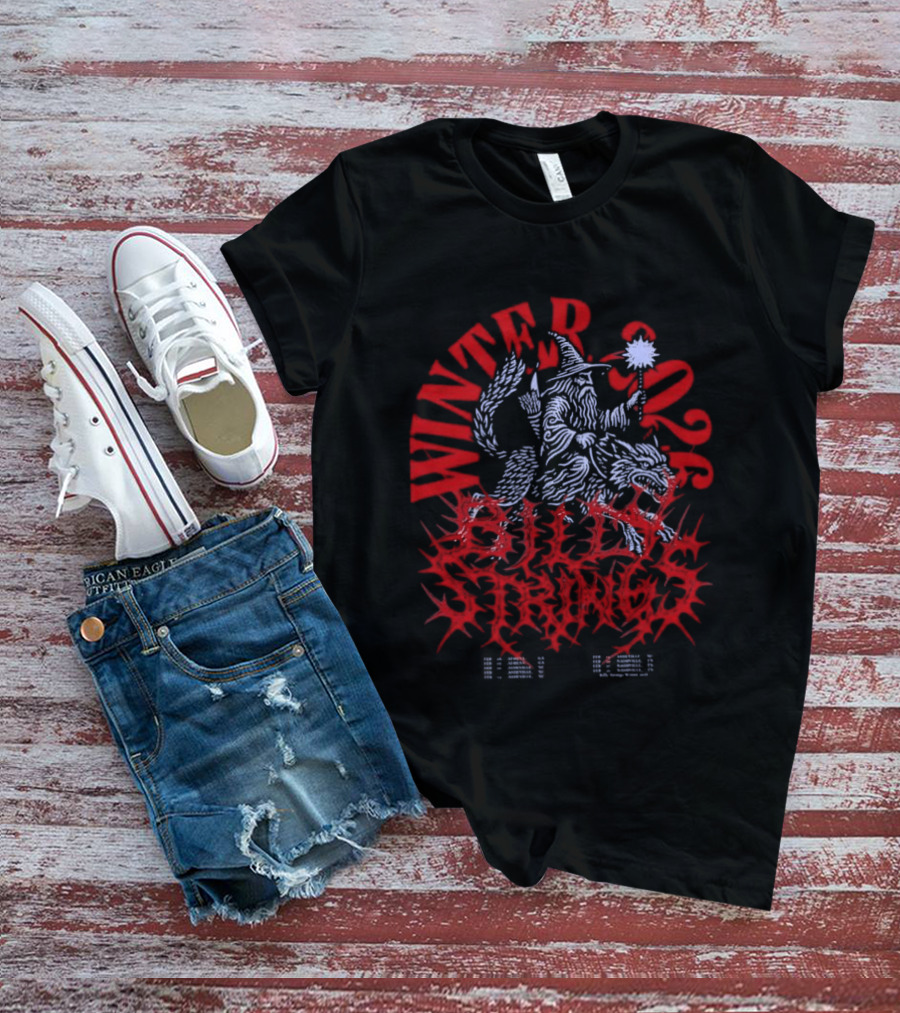 Billy Strings Winter 2026 Wizard Metal Tour T-Shirt