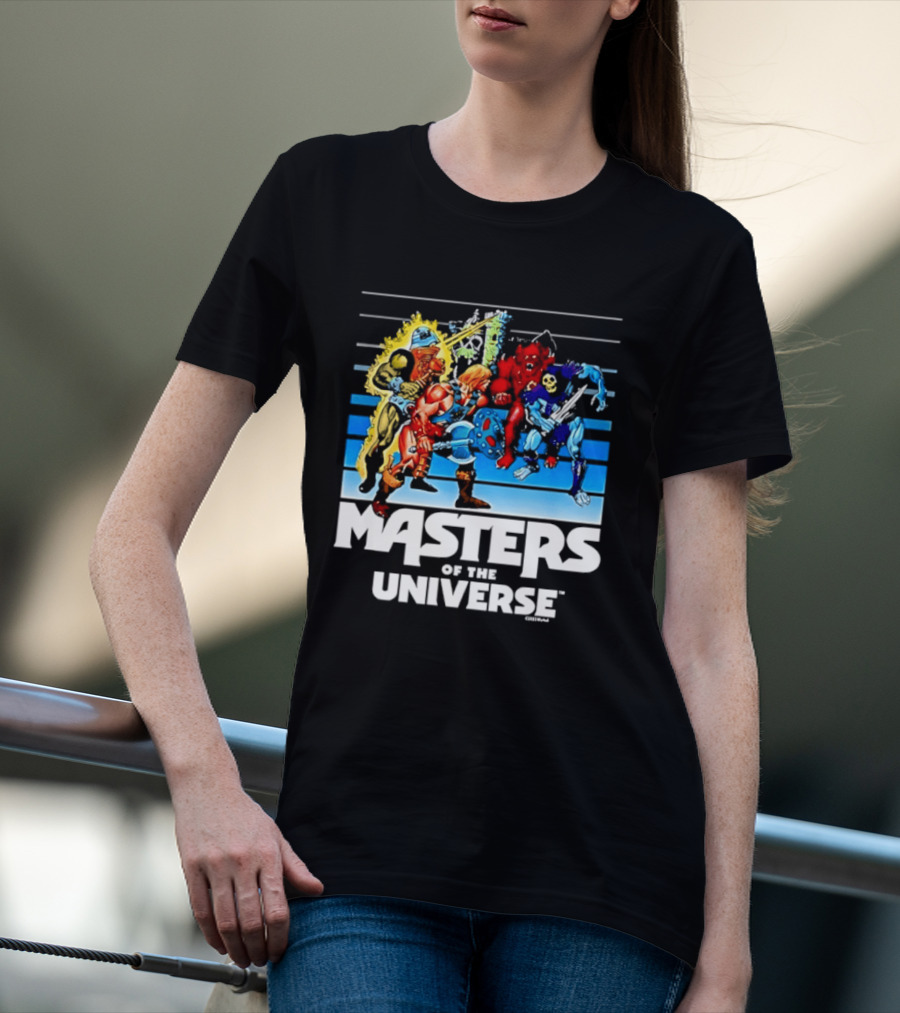 Masters Of The Universe He Man Skeletor And Characters Clash T-Shirt