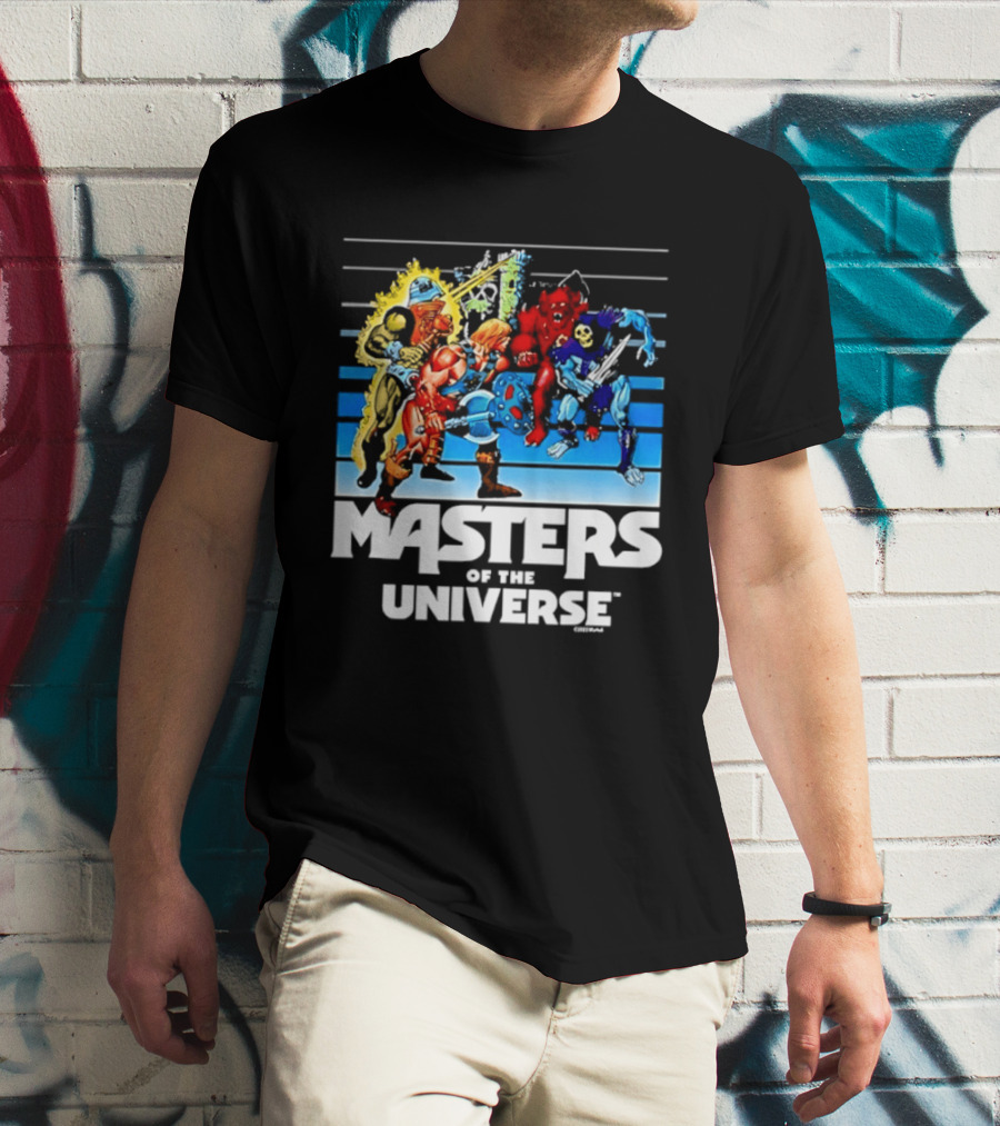 Masters Of The Universe He Man Skeletor And Characters Clash T-Shirt