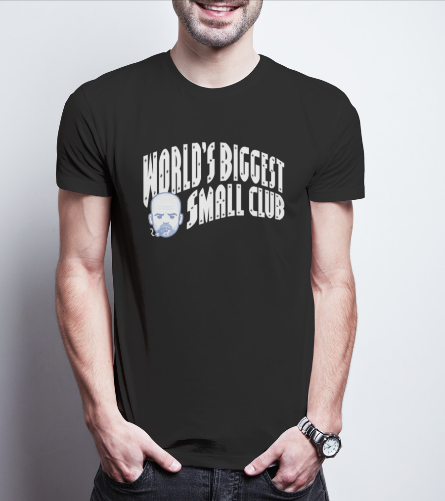 World's Biggest Small Club Pep Guardiola Smoking Pipe T-Shirt