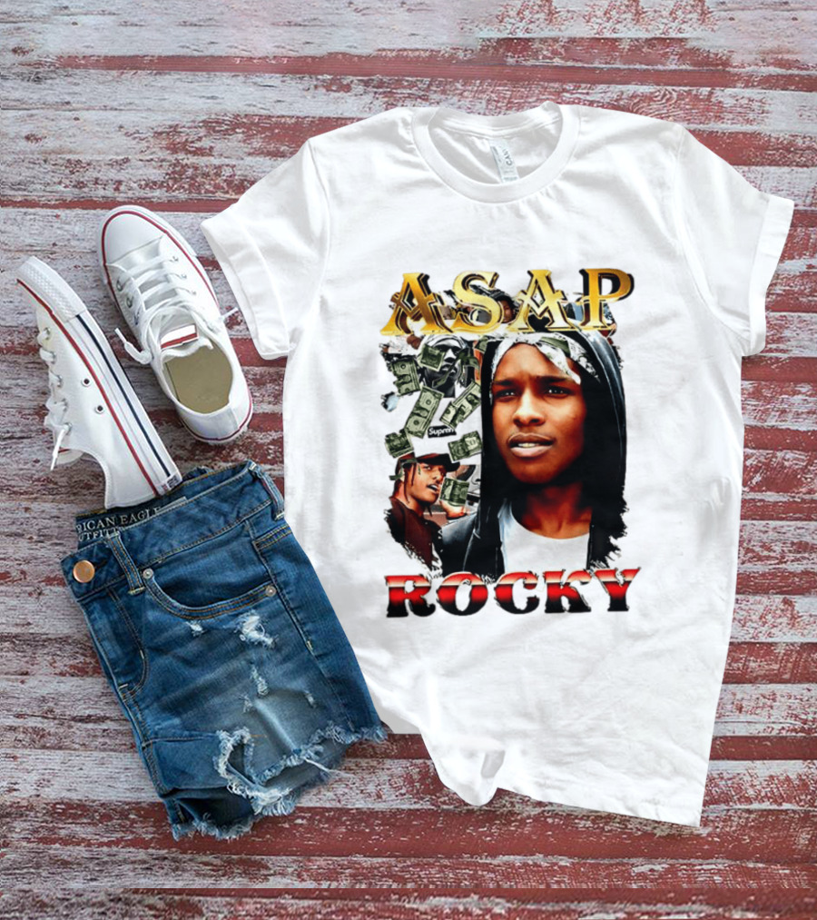 ASAP Rocky Supreme Dollar Money Music Lover T-Shirt