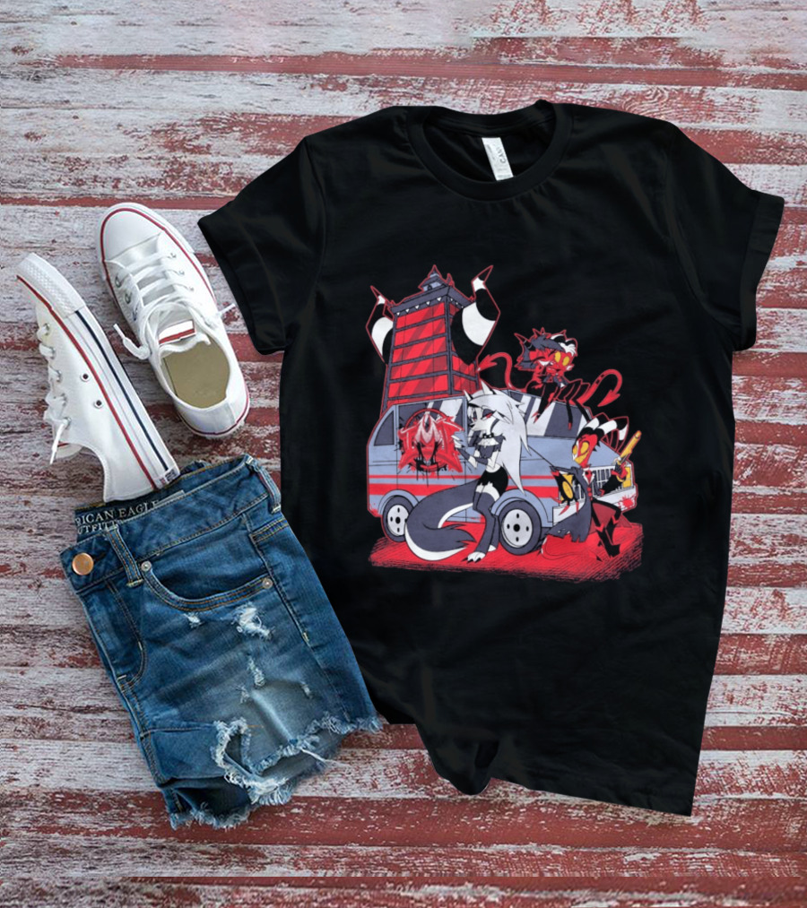 SpindleHorse IMP Van Characters Cartoon T-Shirt