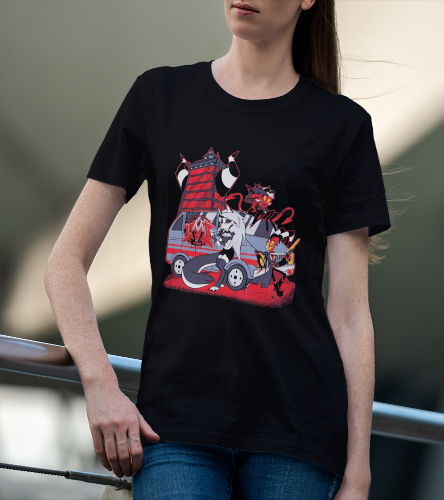 SpindleHorse IMP Van Characters Cartoon T-Shirt