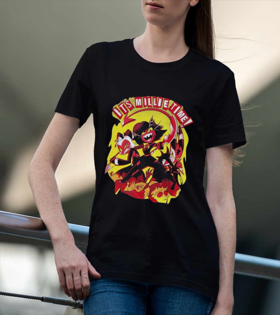Spindlehorse It's Millie Time Helluva Boss Characters T-Shirt