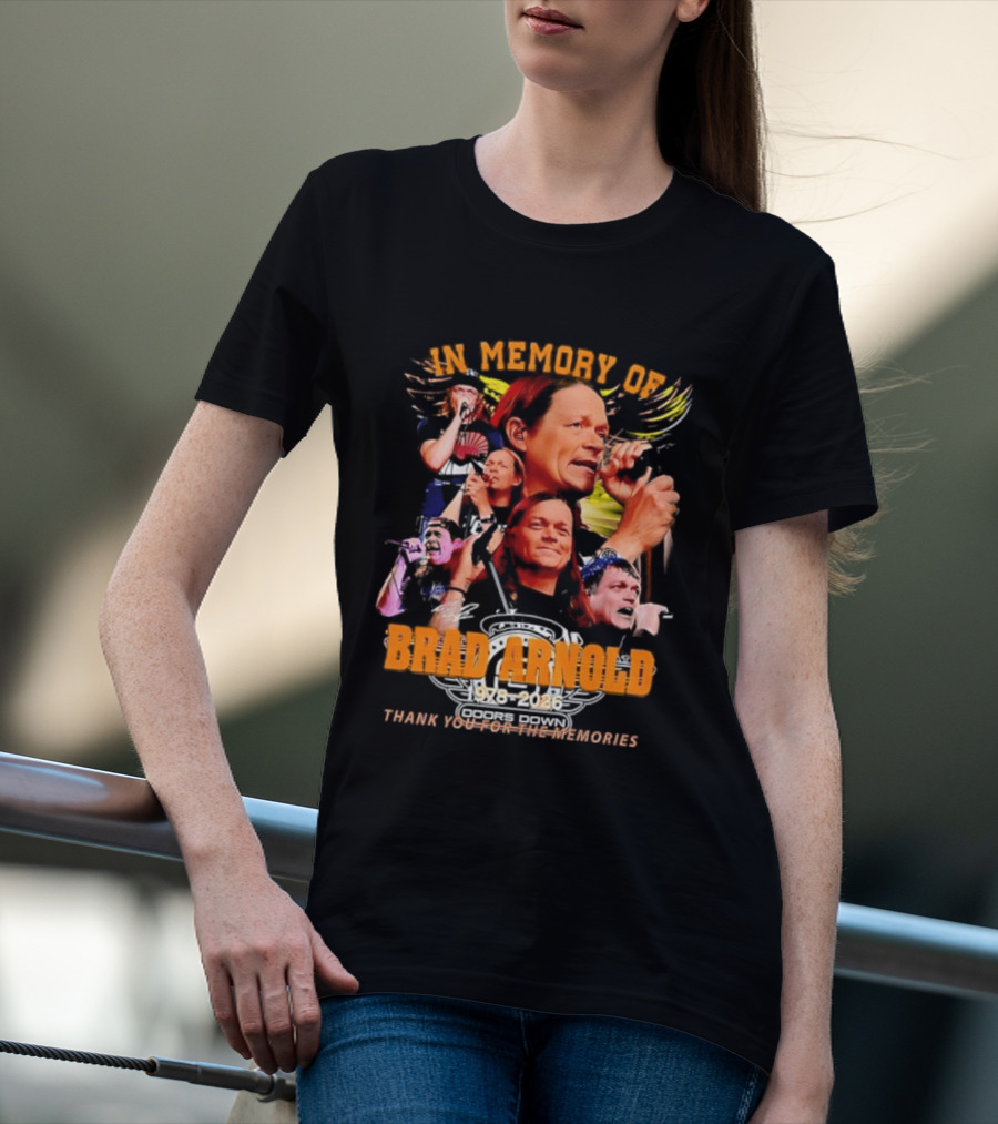 In Memory Of Brad Arnold Thank You 1928 2026 T-Shirt