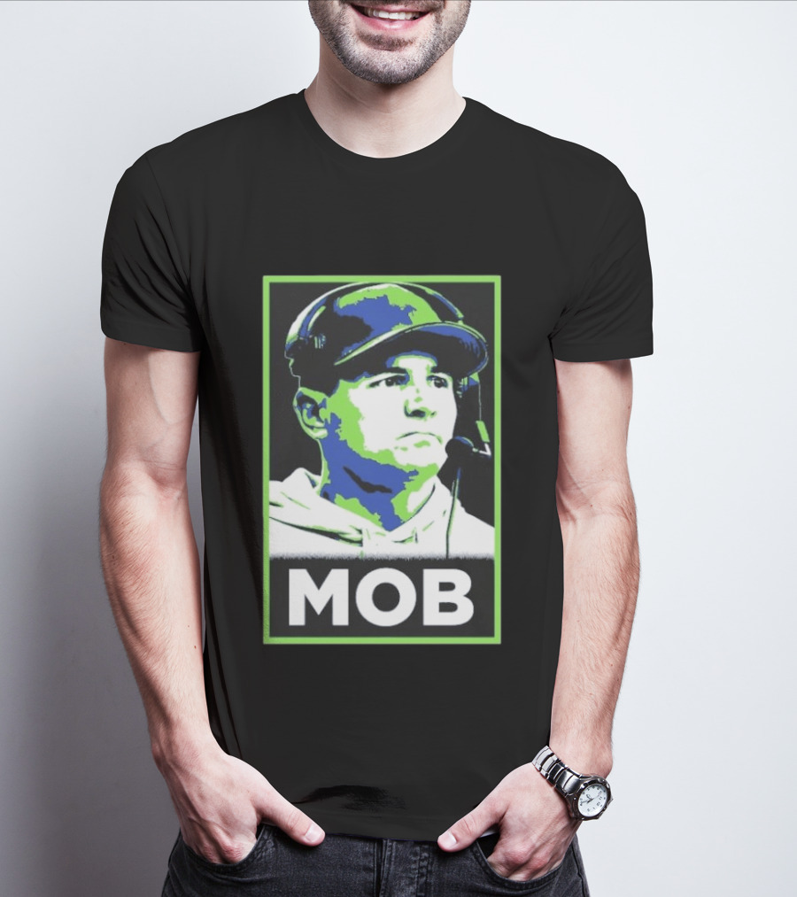 Seattle Seahawks MOB Coach Iconic Headset T-Shirt