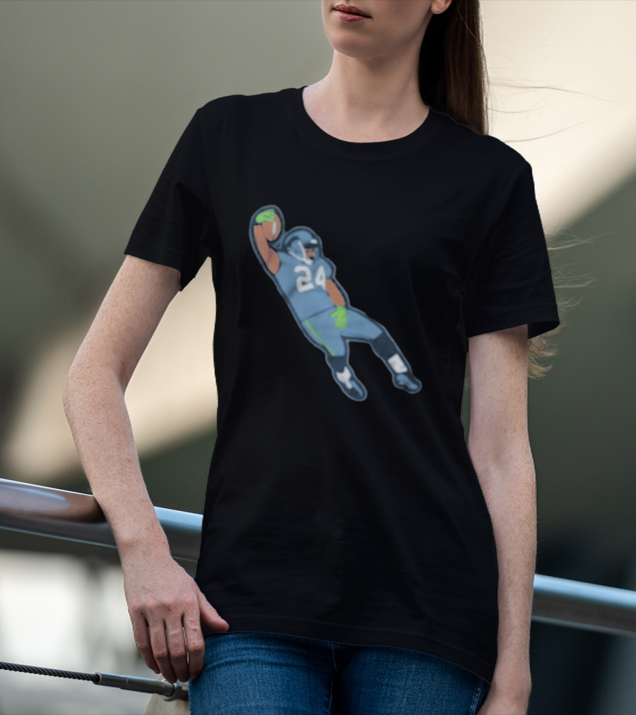 Seahawks The Quake Celebration Rob Staton 24 T-Shirt