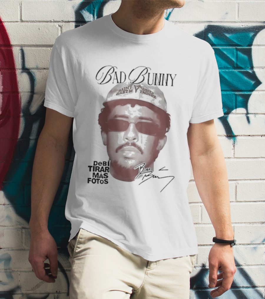 Bad Bunny Debi Tirar Mas Fotos Face T-Shirt