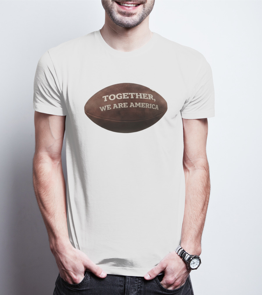 Together We Are America Bad Bunny Benito Football T-Shirt