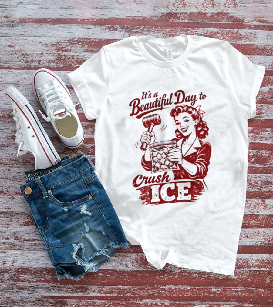 It's A Beautiful Day To Crush Ice Minneapolis Social Justice Human Rights T-Shirt