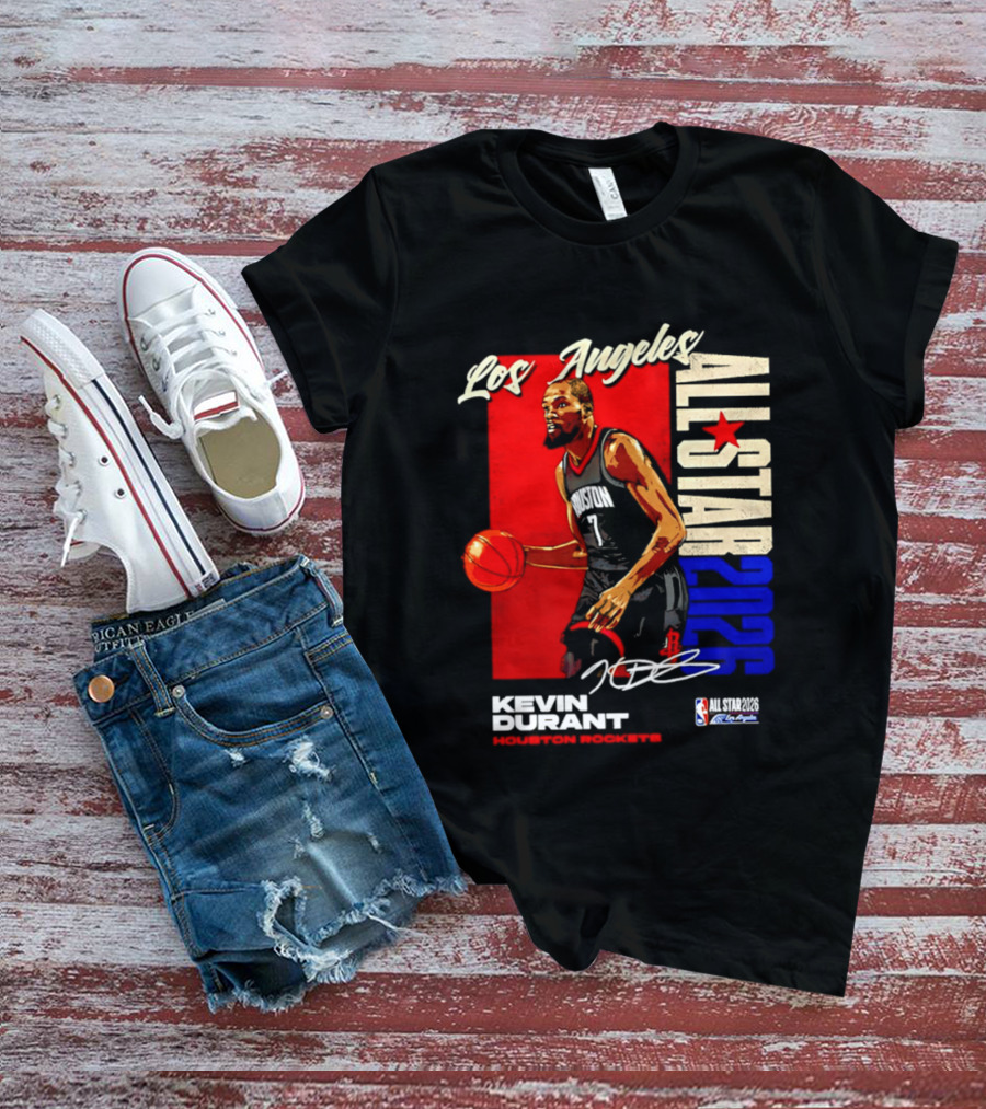Los Angeles All Star 2026 Kevin Durant Houston Rockets T-Shirt