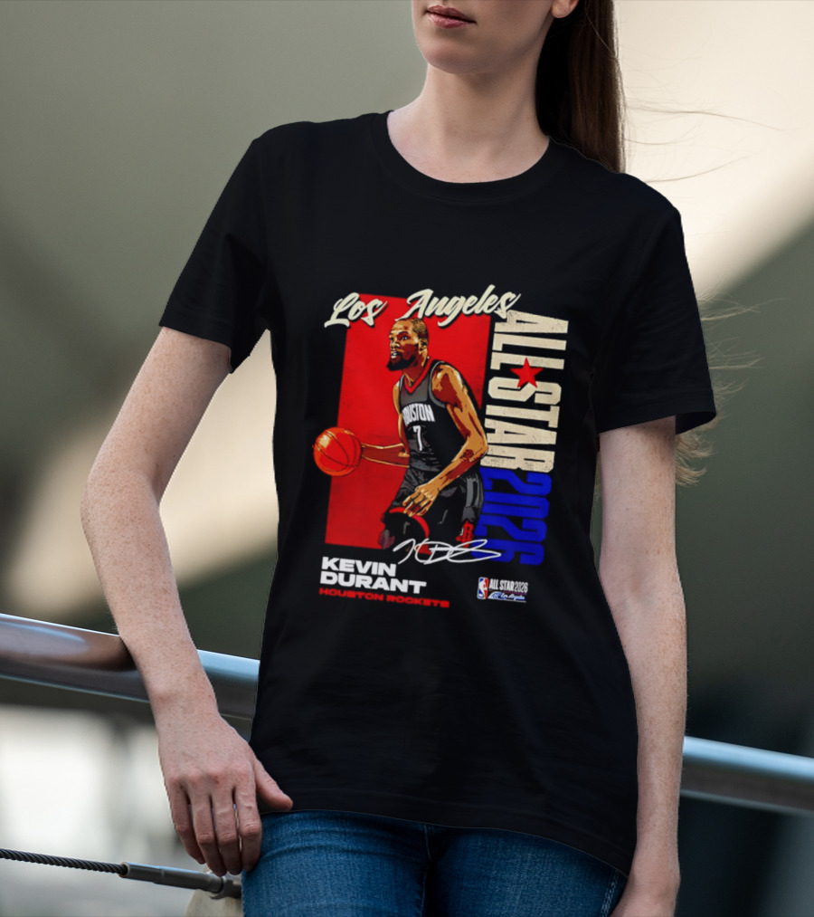 Los Angeles All Star 2026 Kevin Durant Houston Rockets T-Shirt