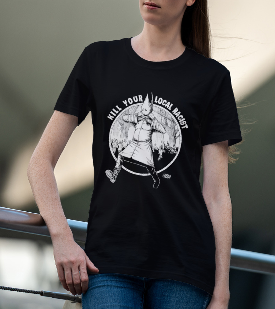 Kill Your Local Racist Diablo Macabre Circle Figure T-Shirt