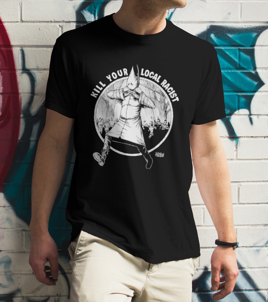 Kill Your Local Racist Diablo Macabre Circle Figure T-Shirt