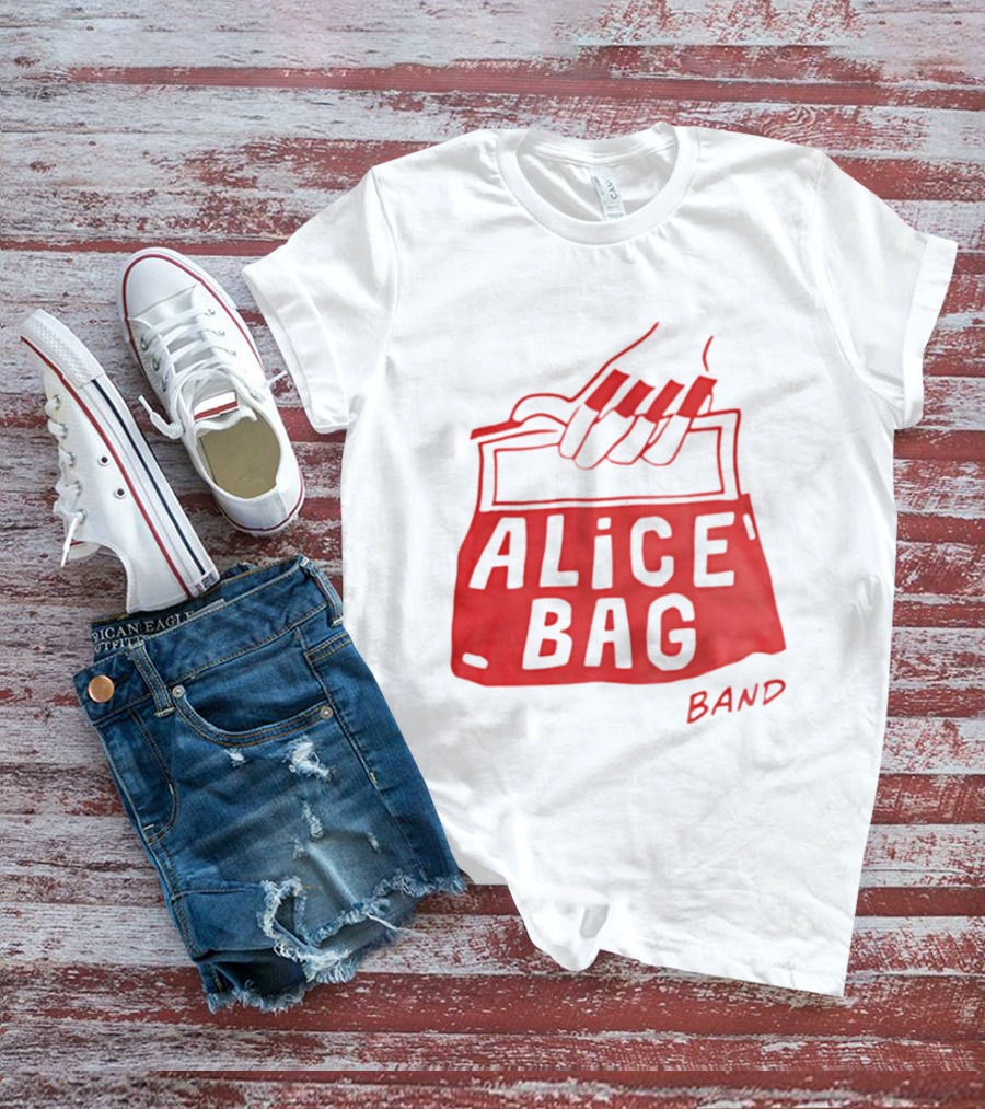 Alice Bag Band Iconic Red Hand Sardine Concept 2026 T-Shirt