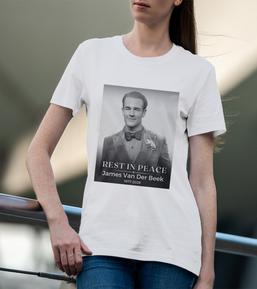 Rest In Peace James Van Der Beek 1977 2026 T-Shirt