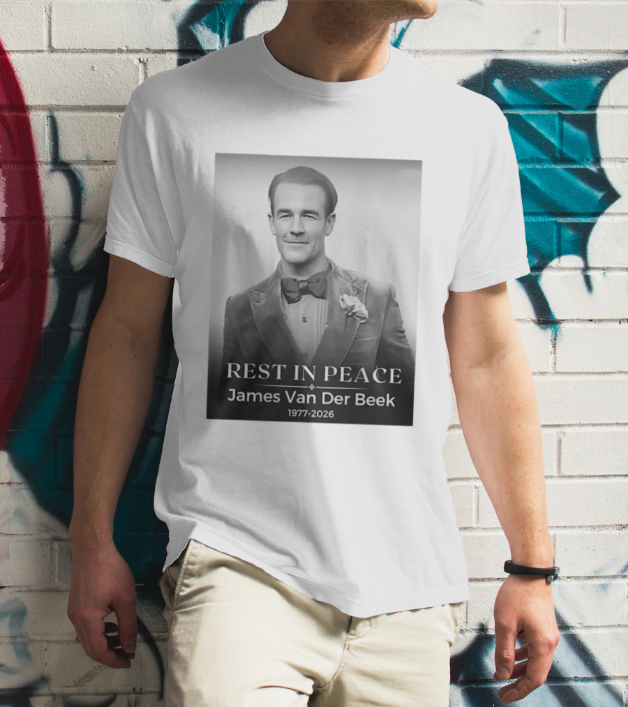 Rest In Peace James Van Der Beek 1977 2026 T-Shirt