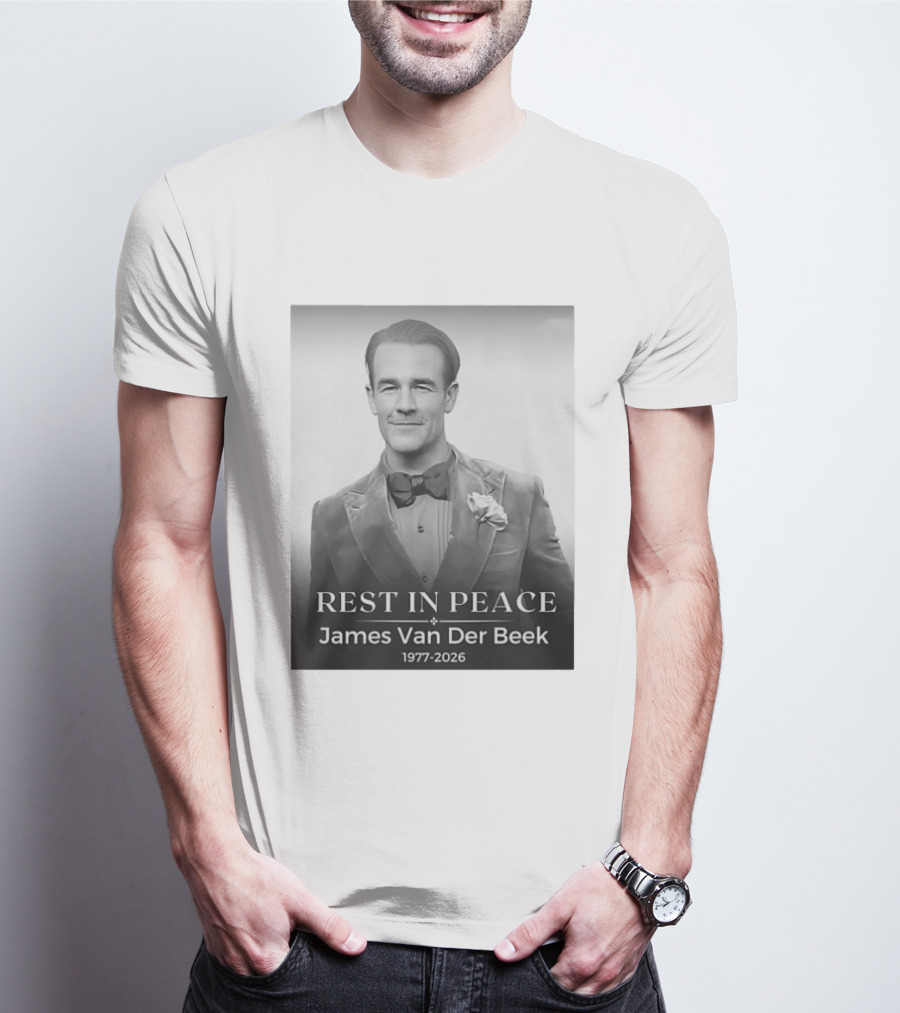 Rest In Peace James Van Der Beek 1977 2026 T-Shirt