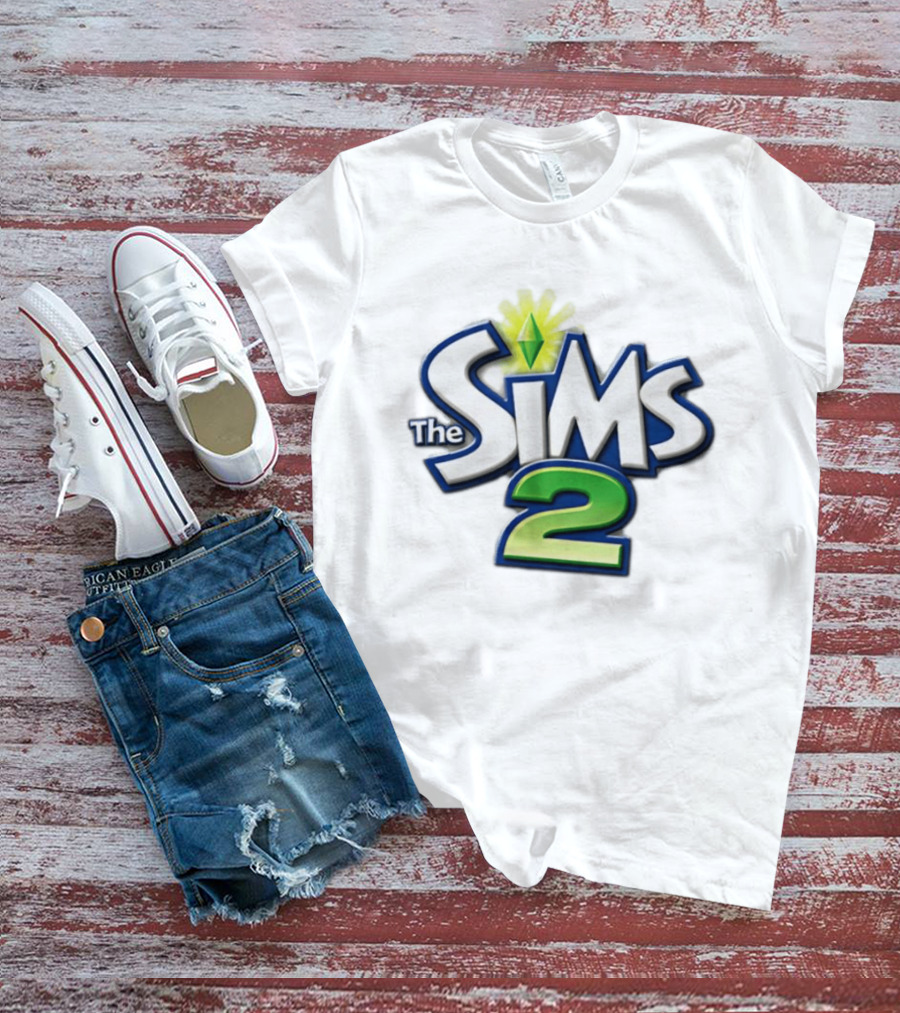 The Sims 2 Iconic Logo Nostalgic Gaming T-Shirt