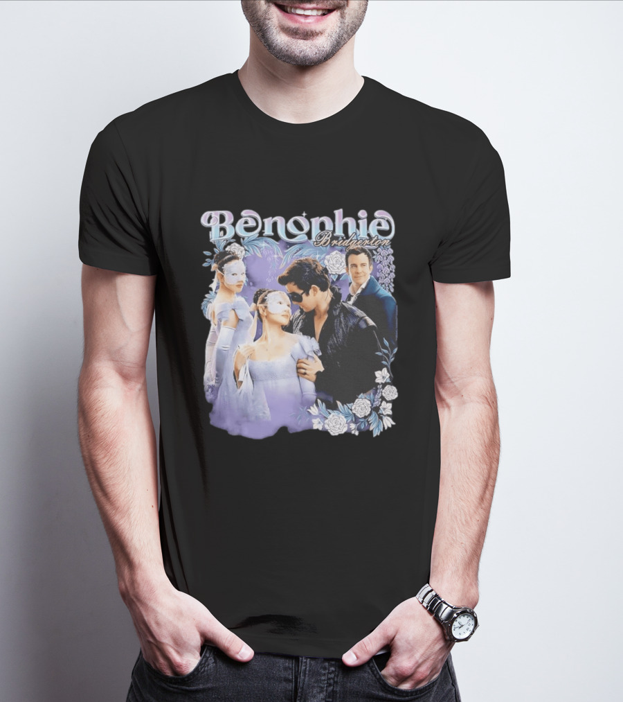 Benophie Bridgerton Romance Masquerade Fantasy Roses T-Shirt