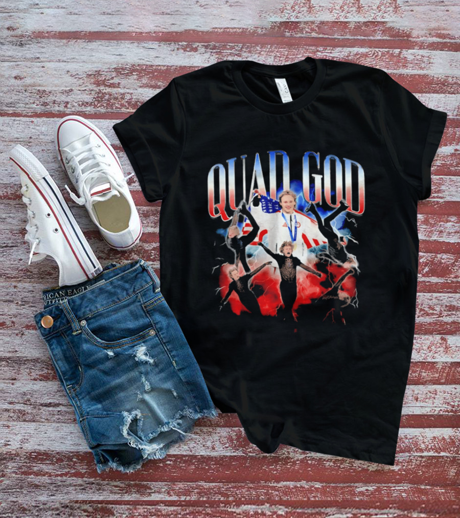 Quad God Miracle On Ice Olympic Champion T-Shirt