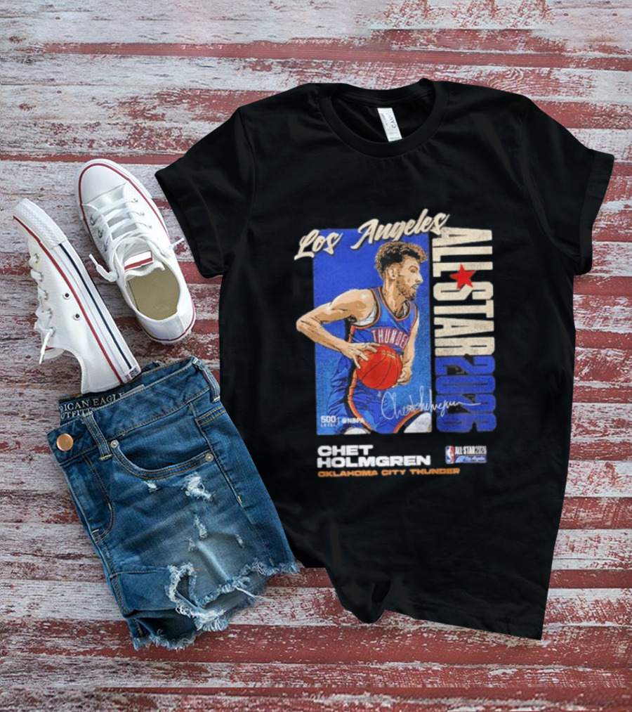 Los Angeles 2026 Chet Holmgren Oklahoma City Thunder NBA All Star T-Shirt