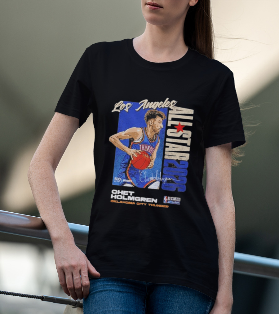 Los Angeles 2026 Chet Holmgren Oklahoma City Thunder NBA All Star T-Shirt